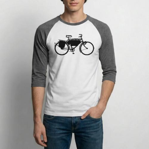swiss_army_bike_bw - Unisex Baseball T-Shirt