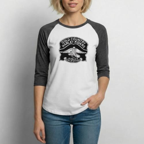 GCHR Logo cropedBW - Unisex Baseball T-Shirt