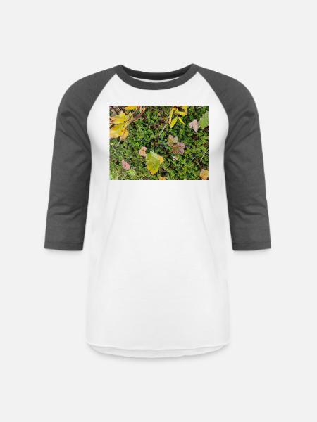 Crow Berries - Unisex Baseball T-Shirt - white/charcoal