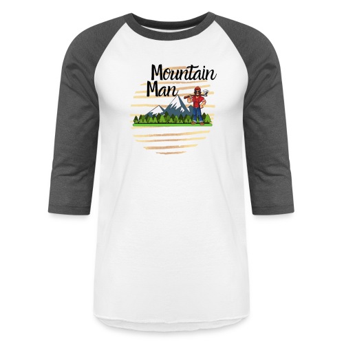 Mountain Man - Unisex Baseball T-Shirt