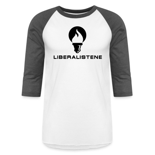 logo liberalistene uten m - Unisex Baseball T-Shirt