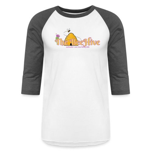 The BeeHive Logo - Unisex Baseball T-Shirt