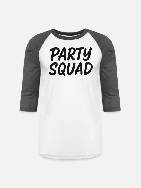 Birthday  - Unisex Baseball T-Shirt - white/charcoal