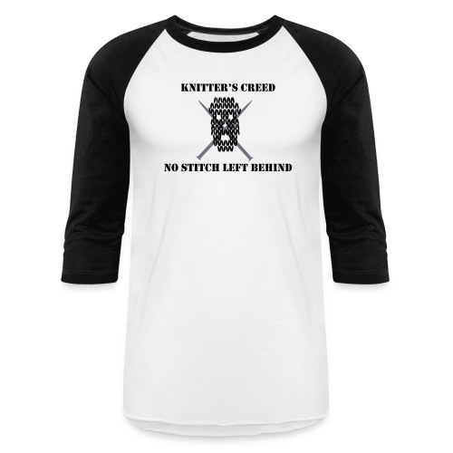 Knitter's Creed - Unisex Baseball T-Shirt