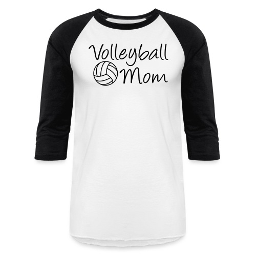Volleyball Mom - Unisex Baseball T-Shirt