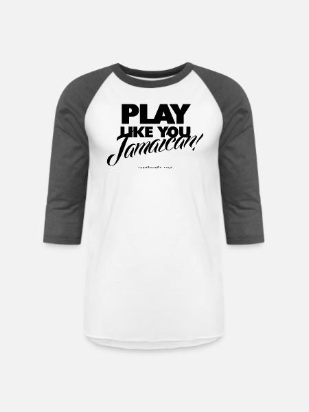 1118820 12685829 tplaylikeyoubbbb - Unisex Baseball T-Shirt - white/charcoal