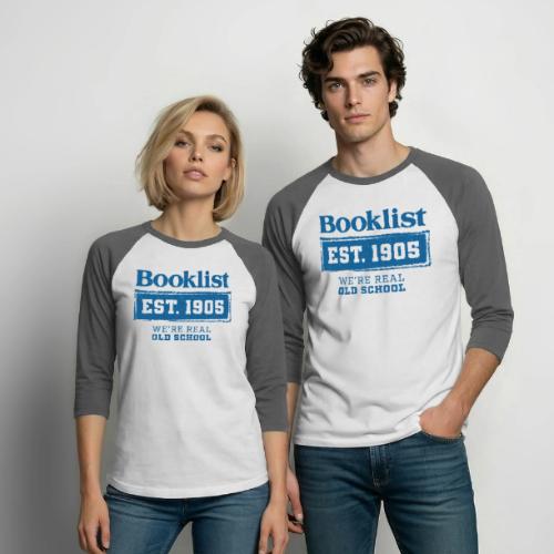 Booklist: Providing Expert Reviews Since 1905 - Unisex Baseball T-Shirt