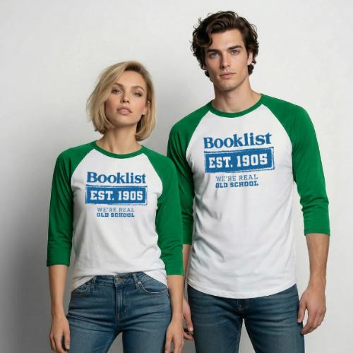 Booklist: Providing Expert Reviews Since 1905 - Unisex Baseball T-Shirt
