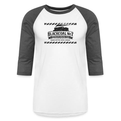 Blackcoal No. 7 - Unisex Baseball T-Shirt
