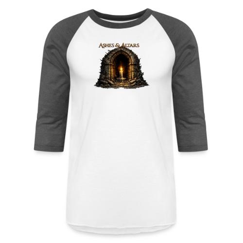 Altars & Ashes Candle in the Archway Tee - Unisex Baseball T-Shirt