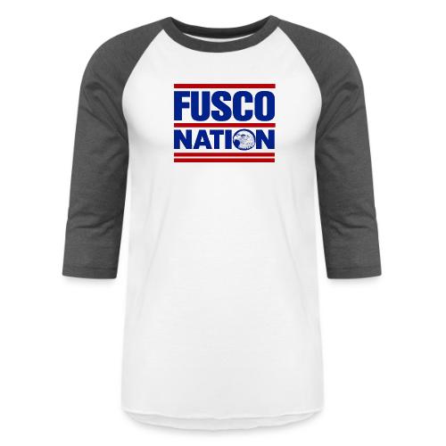 Fusco Nation with Eagle (250th Show Commemorative) - Unisex Baseball T-Shirt