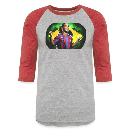 Ronaldinho Brazil/Barca print - Unisex Baseball T-Shirt