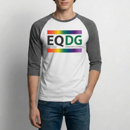 EQDG logo - Unisex Baseball T-Shirt
