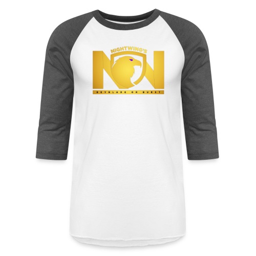 Nightwing All Gold Logo - Unisex Baseball T-Shirt
