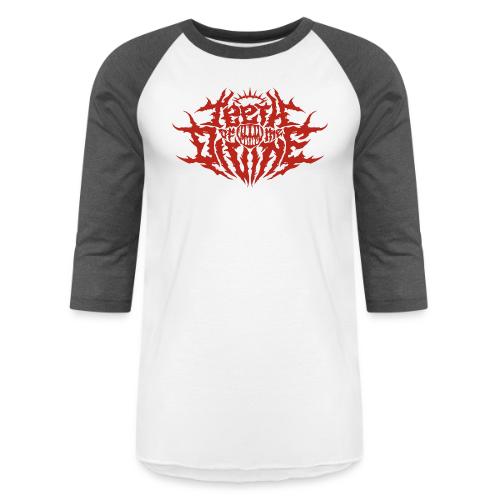 Teeth Of The Divine Logo RED - Unisex Baseball T-Shirt