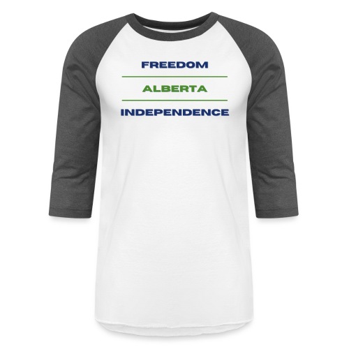ALBERTA INDEPENDENCE - Unisex Baseball T-Shirt