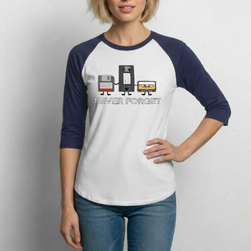 Design that embodies the past - Unisex Baseball T-Shirt
