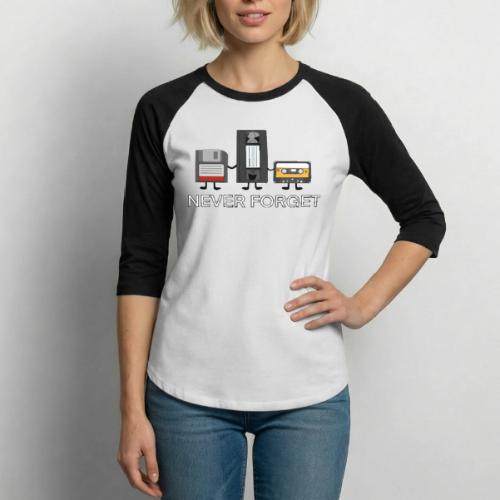 Design that embodies the past - Unisex Baseball T-Shirt