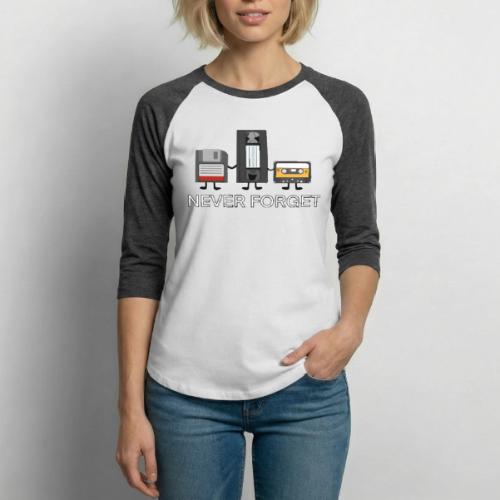 Design that embodies the past - Unisex Baseball T-Shirt