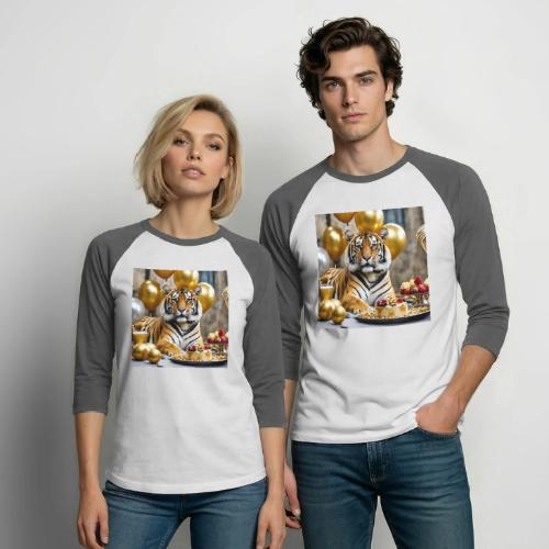 Festive Tiger Souvenirs Parties Special Events - Unisex Baseball T-Shirt