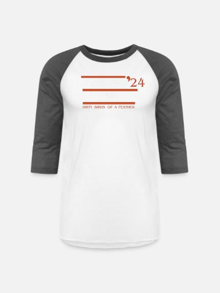 COUSINS 24 ROBINSON - Unisex Baseball T-Shirt - white/charcoal