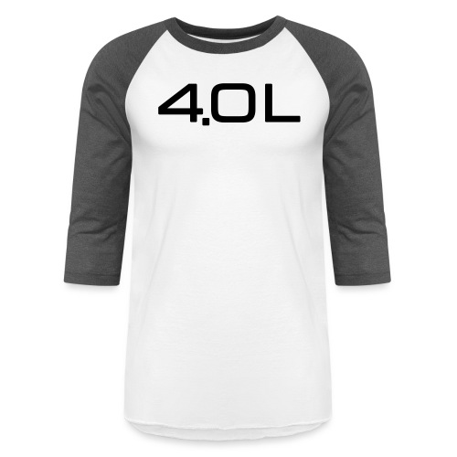 4.0 Litre - Unisex Baseball T-Shirt