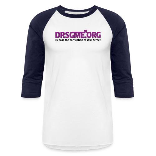 DRSGME Fight the corruption - Unisex Baseball T-Shirt