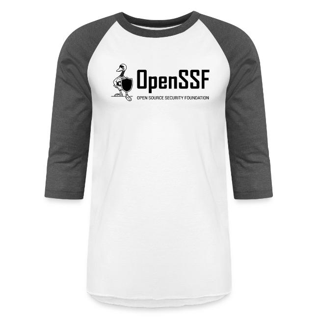 OpenSSF wide black and white logo