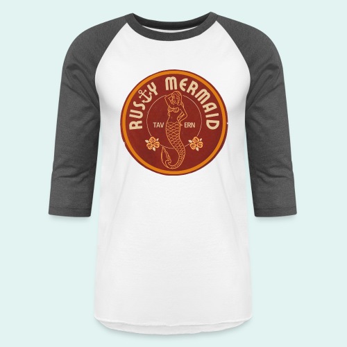 Rusty Mermaid - Unisex Baseball T-Shirt