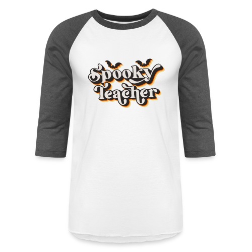 Spooky Teacher - Unisex Baseball T-Shirt
