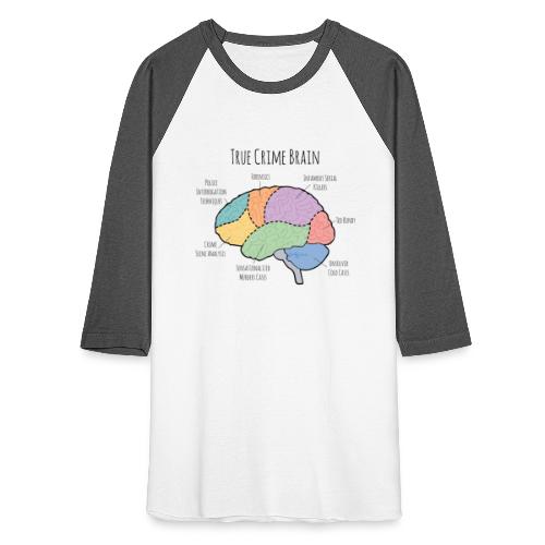 True Crime Lovers Brain - Unisex Baseball T-Shirt