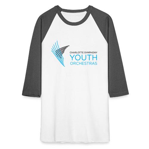 Charlotte Symphony Youth Orchestras Logo (BH) - Unisex Baseball T-Shirt