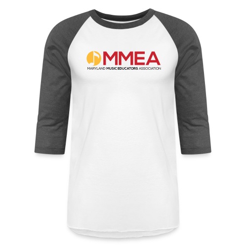 MMEA Horizontal Logo - Unisex Baseball T-Shirt