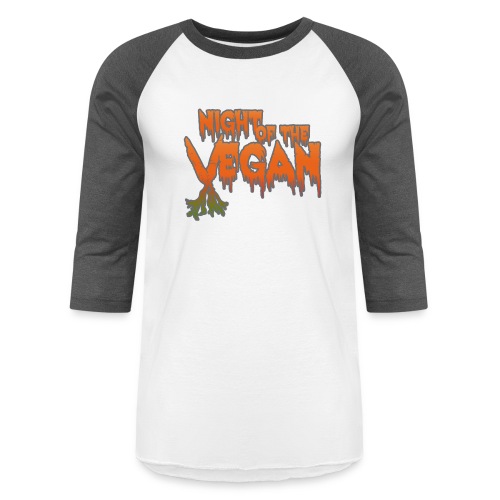 Night of the Vegan - Unisex Baseball T-Shirt