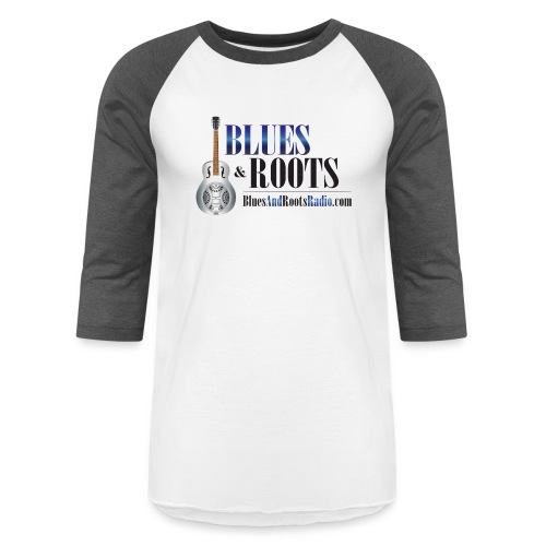 Blues & Roots Radio Logo - Unisex Baseball T-Shirt