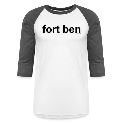 fort ben black - Unisex Baseball T-Shirt