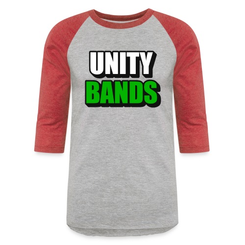 Unity Bands Bold - Unisex Baseball T-Shirt
