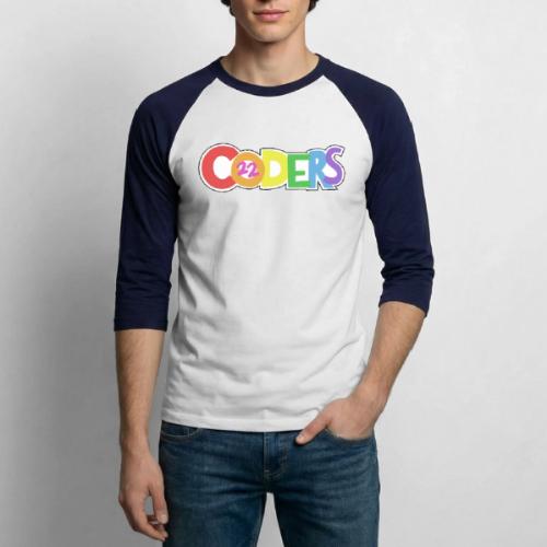 coders22 Logo - Unisex Baseball T-Shirt