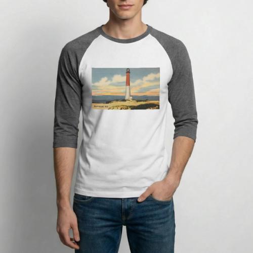 Barnegat Lighthouse NJ - Unisex Baseball T-Shirt