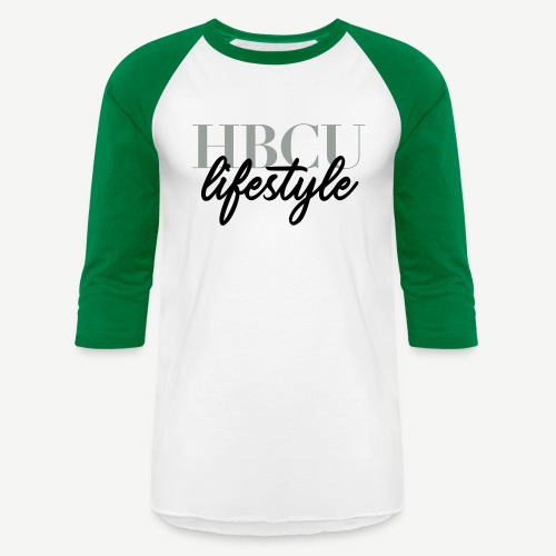 HBCU Lifestyle Script 2 0 - Unisex Baseball T-Shirt