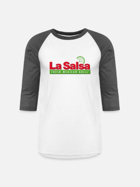 la salsa rest - Unisex Baseball T-Shirt - white/charcoal