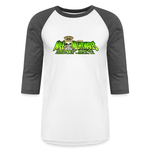 Nile Nightmares Logo - Unisex Baseball T-Shirt