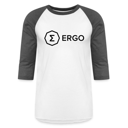 Ergo Symbol with Name - Unisex Baseball T-Shirt