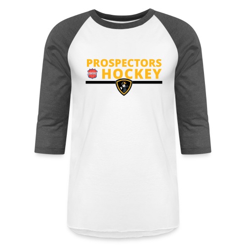 PROSPECTORS HOCKEY GRAPHIC (YELLOW) - Unisex Baseball T-Shirt