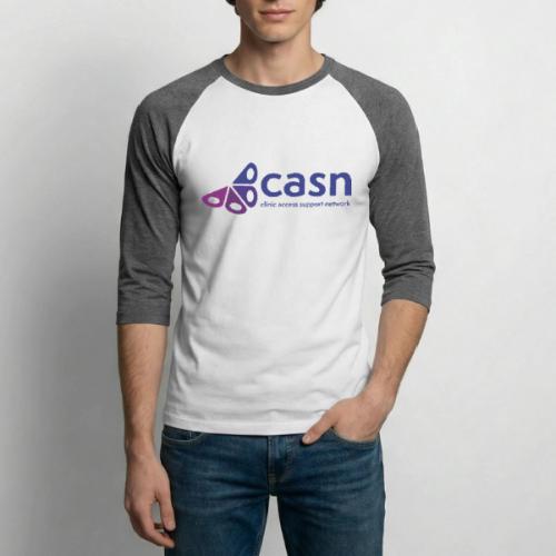 CASN Logo - Unisex Baseball T-Shirt