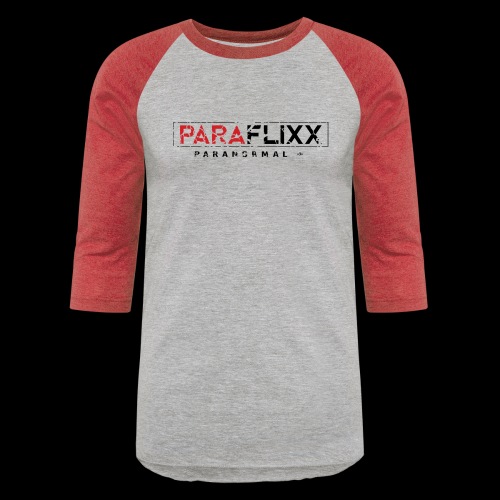 PARAFlixx Black Grunge - Unisex Baseball T-Shirt