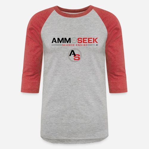 AmmoSeek Combo Logo Black - Unisex Baseball T-Shirt