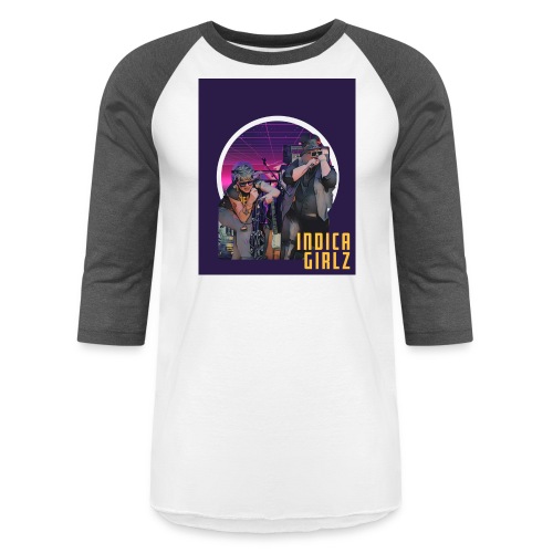 Indica Girlz Purple - Unisex Baseball T-Shirt