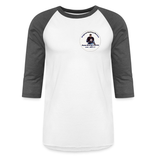 hockey.fire logo merch - Unisex Baseball T-Shirt