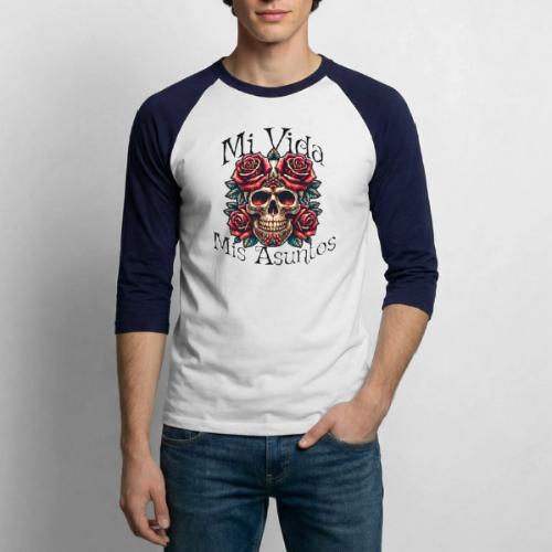 Mi Vida Mis Asuntos - Unisex Baseball T-Shirt